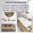 48" Wall-Mounted Floating Bathroom Vanity With Rectangular Integrated Basin