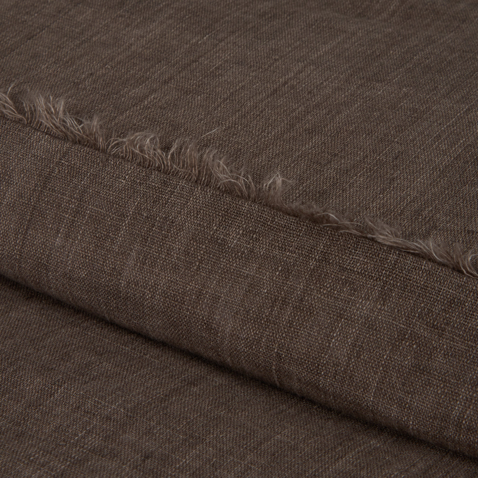 Hunter Handwoven Linen Duvet Cover Set, Queen Duvet Cover, Walnut