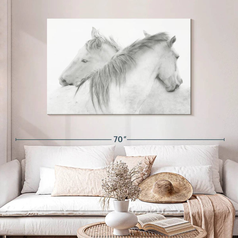 Brampt Stas Horses, 32" H x 48" W