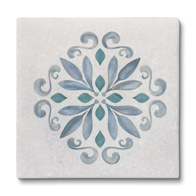 Stoneware Square 4 Piece Coaster Set