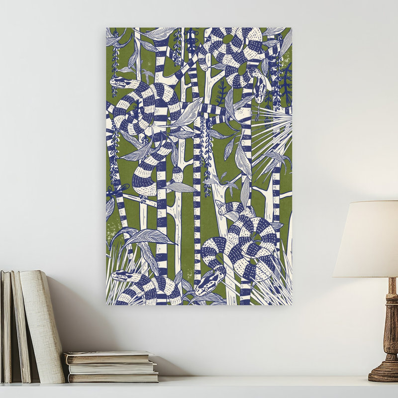 Jungle Snakes, 24" H x 16" W