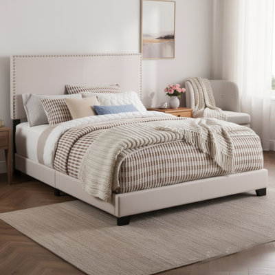 Lit tapissier standard Cialan