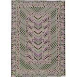 Modern One-of-a-Kind Rectangle 7'2" X 10'1" Hand Knotted Area Rug