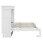 Lit escamotable en bois avec tablette, lit escamotable Farmhouse avec rangement-1187700614-1187700615