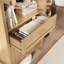 Bibliothèque arquée avec armoire et tiroir-727945206
