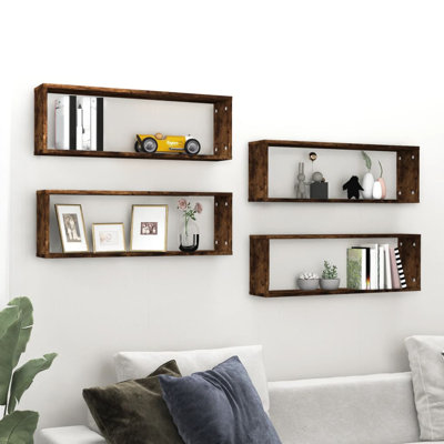 Webberville 4 Piece Floating Shelf with Set