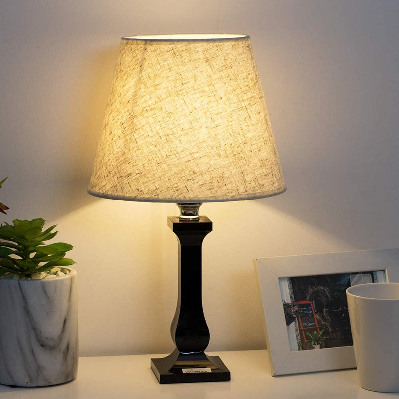 Acrylic Table Lamp, Black