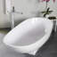 Alia 70.25'' L Freestanding Soaking Bathtub-63917725
