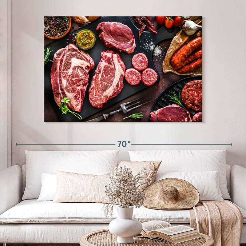 Yarlin Raw Seasoned Meat, 8" H x 12" W