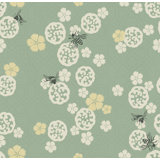 Buzzing Blooms 33' L x 20.5" W  Wallpaper Roll
