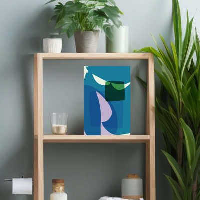 The Glass Observatory Abstract Contemporary Geometric Lilac Wall Art