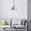 Lustre linéaire moderne 6 lumières Spoutnik-1149734172
