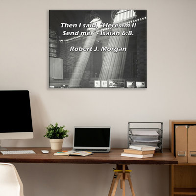 Astoria Grand Gallery Wrapped Canvas By Paul Gleason: "Don’t mess with the bull, young man. You’ll ge