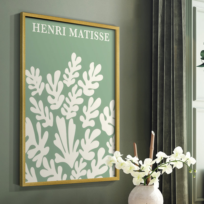 Matisse CLxxxviii, reproduction encadrée - bois massif, H 20 po x l 16 po