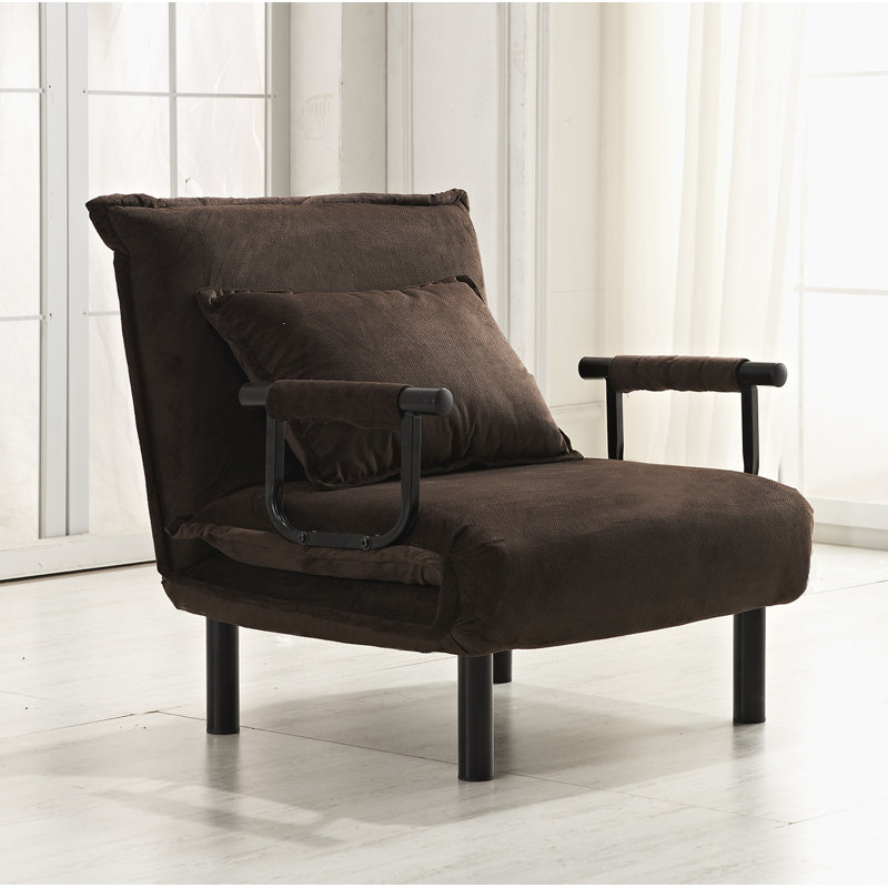 Kono Linen Teen Convertible Chair, Brown