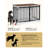 Dawyne Metal Sliding Barn Door Dog Crate-160034337-179718142
