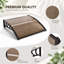 Luch 100 cm W x 100 cm D Polycarbonate Door / Window Awning