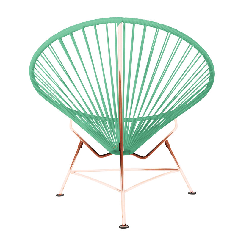 Innit Indoor Handmade Lounge Chair, Seafoam/Copper