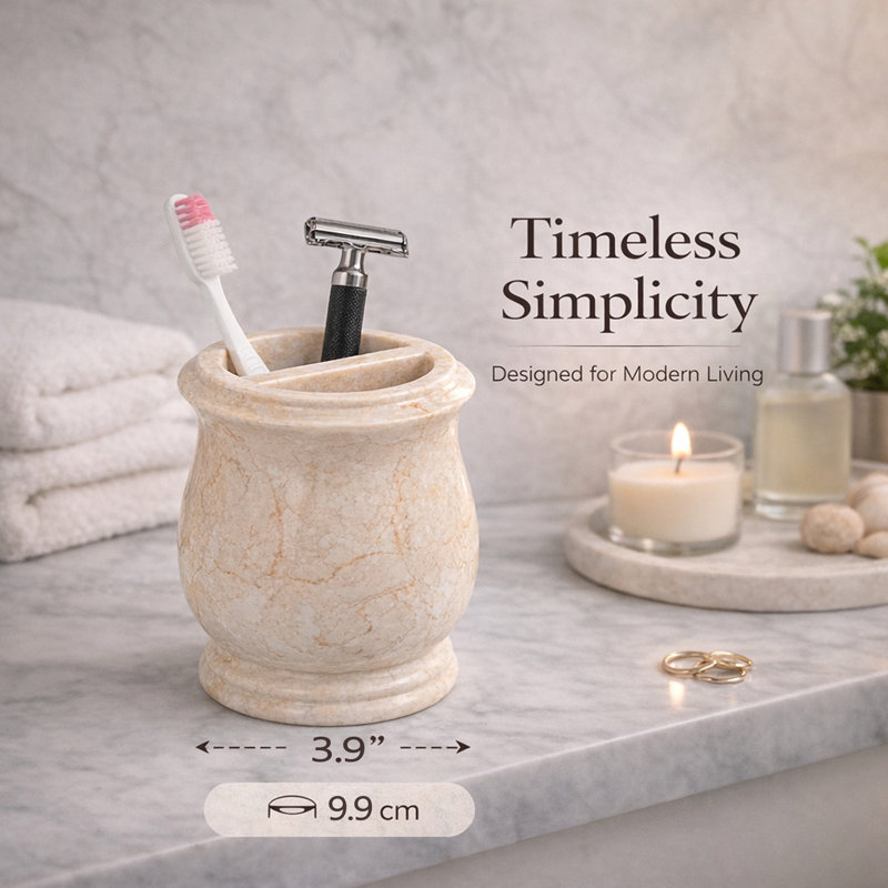 Marble Toothbrush Holder