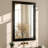 Waterproof Rectangle Solid Wood Framed Wall Mirror-1418447706-1418447700