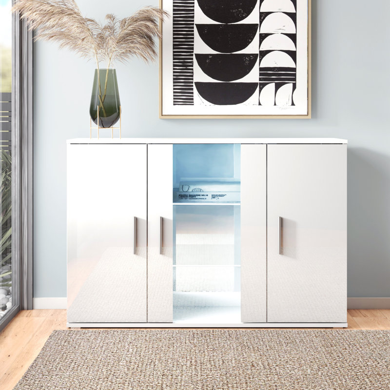 Sabala 47" Wide Sideboard, White