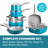 Gotham Steel 20 Piece Nonstick Cookware and Bakeware Set, Stay Cool Handles, Oven & Dishwasher Safe-55188942