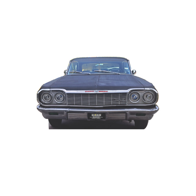 SC2493 - Stand-up noir 64 Chevy Impala Lowrider
