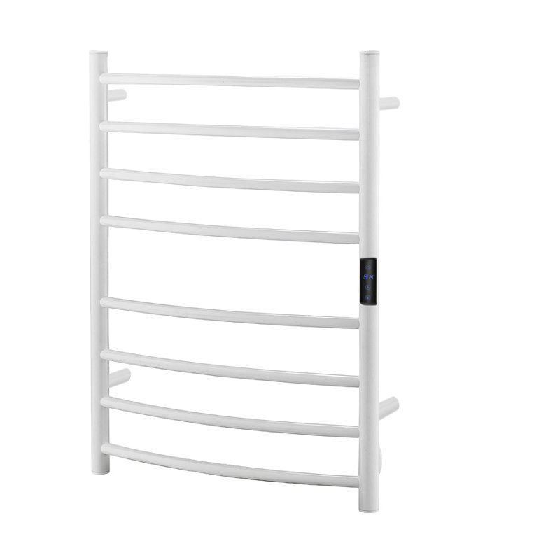 Chauffe-serviettes électrique 8 bars, Argent poli