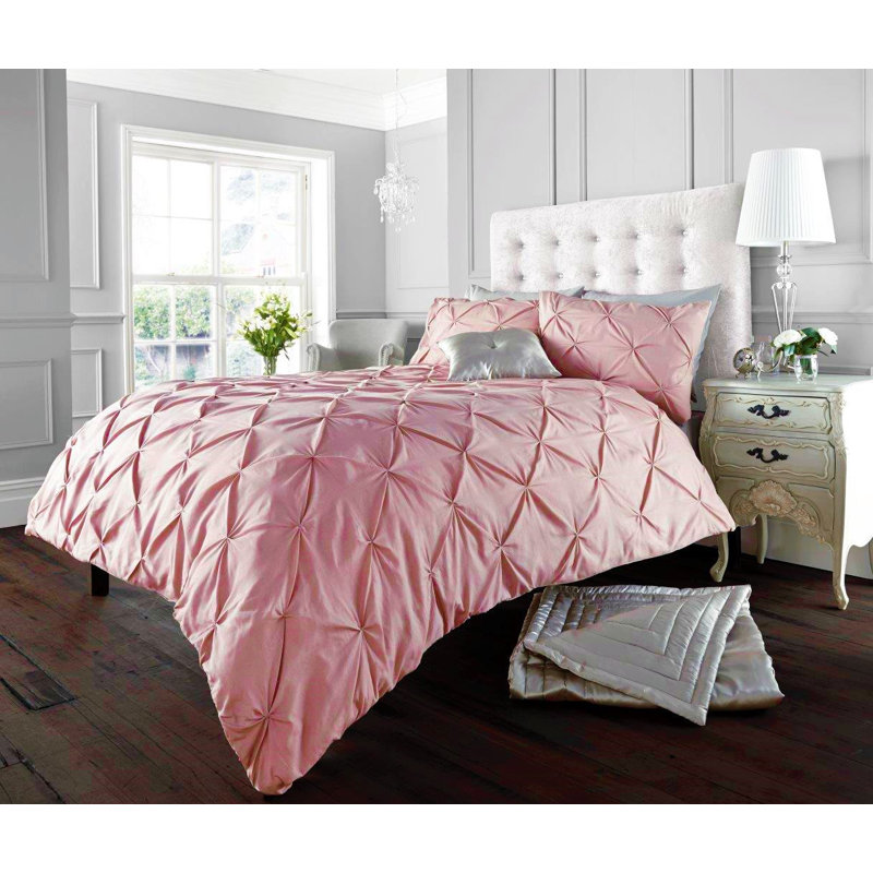 Jahnke Cotton Blend Geometric Shapes Duvet Cover Set with Pillowcases, Single Duvet Cover + 1 Standard Pillowcase