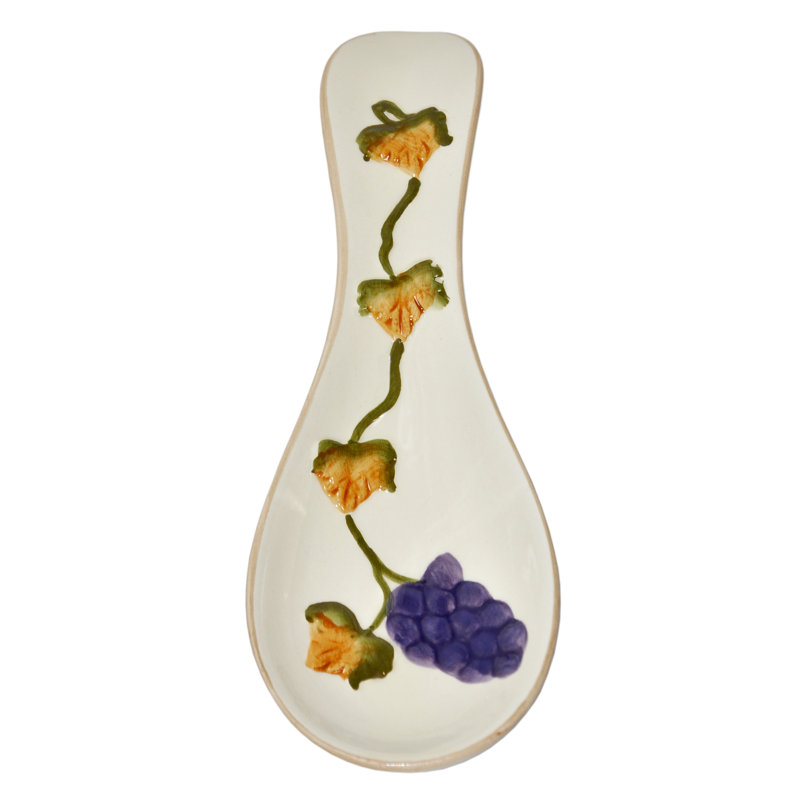 Ceramic / Porcelain Oval Spoon Rest