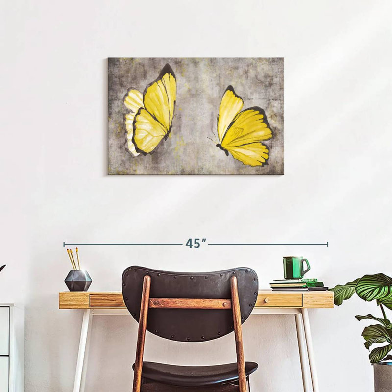 Treillis feuilles d'or sur toile, H 20 po x l 30 po x P 1,25 po