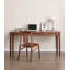 Bureau simple en bois massif avec tiroirs-1806161438