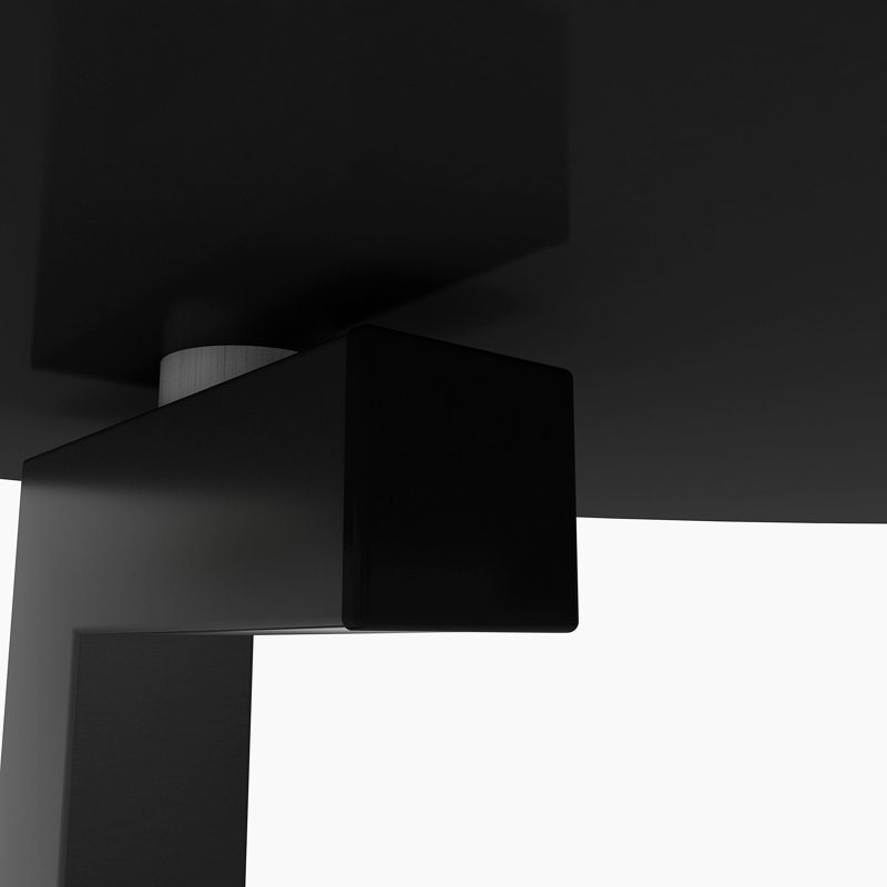 Table de bout Spass, Noir