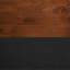 Classeur, 22 po, 1 tiroir, noir et whisky, peuplier massif, placages, pas d'assemblage, 1 assemblage, bureau