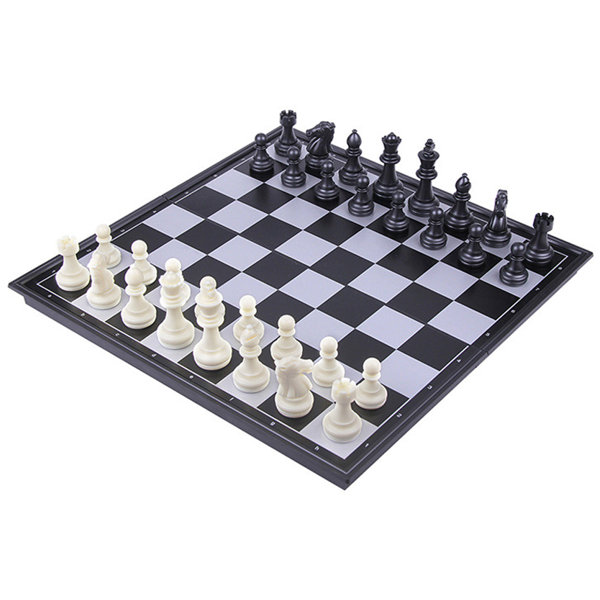 Ultimate Compact Tournament Chess Set with Black Fold-up Board & Triple  Weighted Pieces – Wood Expressions