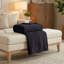 Couverture molletonnée en polyester moelleux Alaska-363026703-363026708