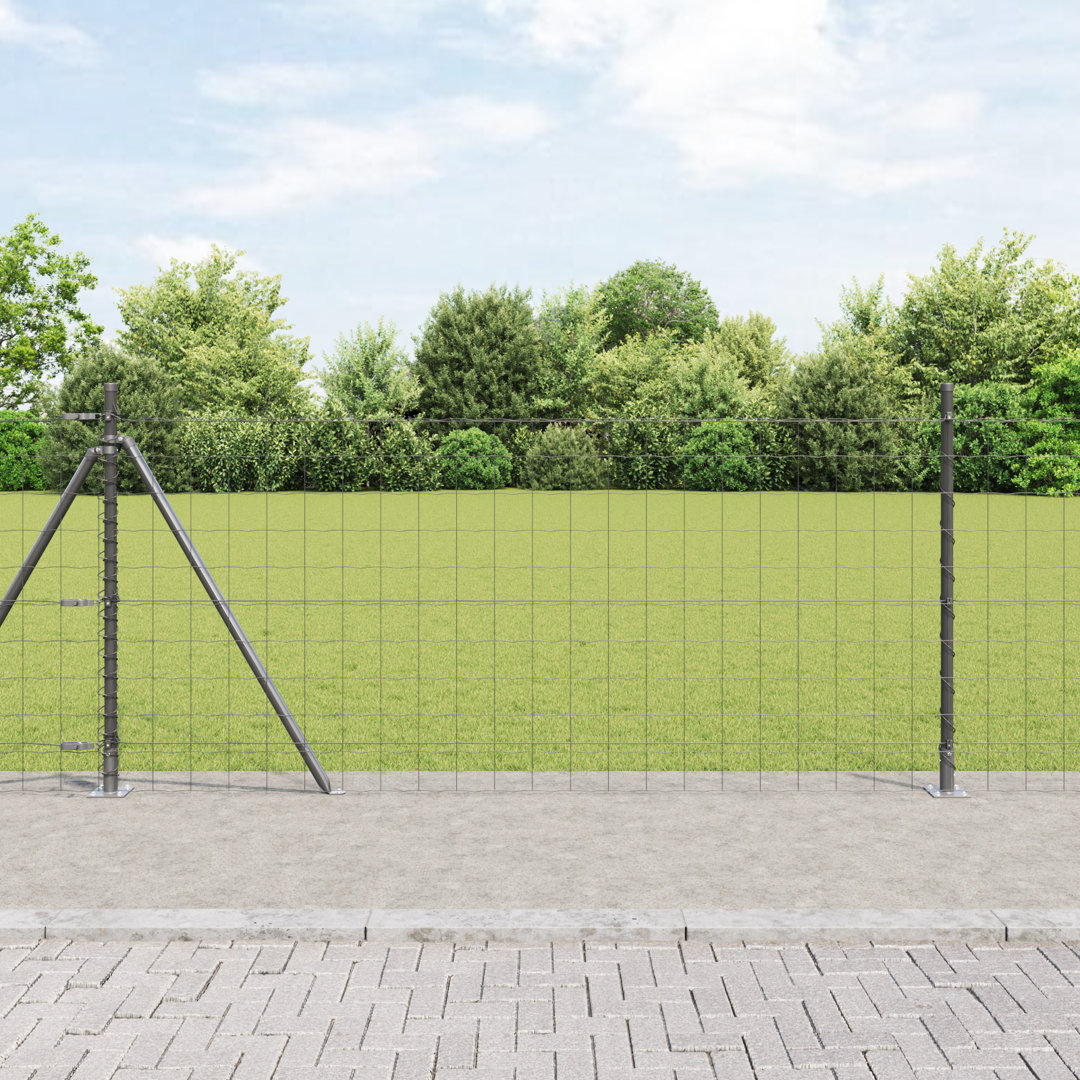 100cm H x 2500cm W Metal Border Fencing