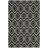 Bullock Hand Woven Flat Weave Wool/Cotton Geometric Rug in Black/Ivory-2147035353