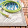 Tapis beige / bleu Kellems