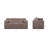 Hojovice 82'' Velvet Square Arm Sofa Bed-124835877