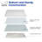 60 In. X 36 In. Alcove Rectangle Acrylic Shower Pan Base With Center Drain Hole-118624783