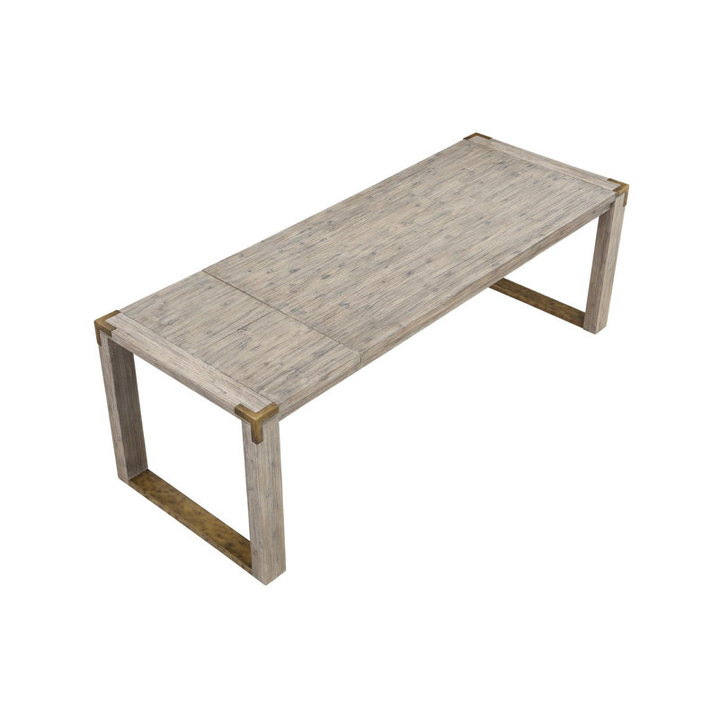 Drop Leaf Acacia Wood Dining Table