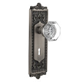 Egg & Dart Plate with Decorative Keyhole and Waldorf Door Knob