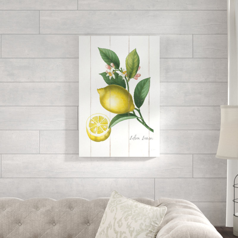 Cottage Lemon I 1 Piece Wrapped Canvas Wall Art, 76cm H x 51cm W