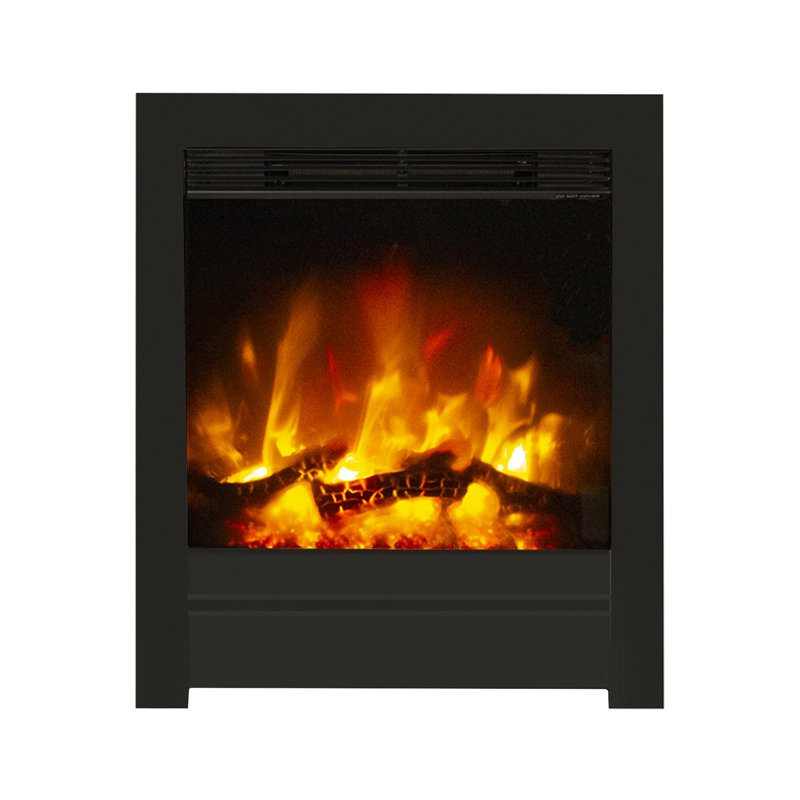 Beam Edge 16" Inset Electric Fire, Matt Black