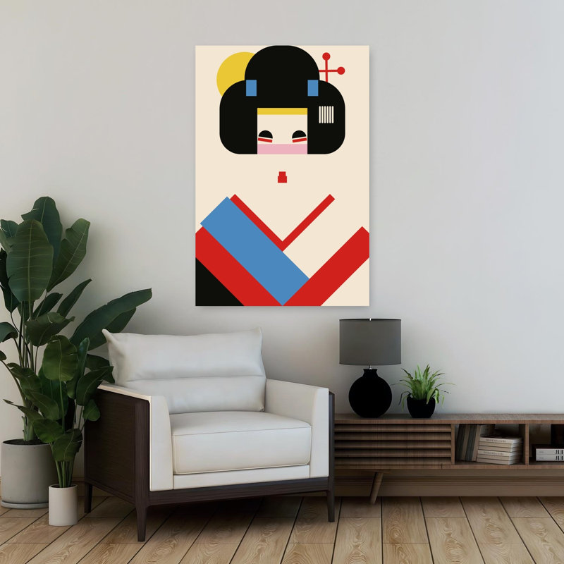 Contemporary Art Abstract Contemporary Wall Art by Retrodrome - Wrapped Canvas Print, 91.44 cm H x 60.96 cm W