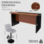 Ensemble d'îlot de cuisine 63 po avec 2 tabourets de bar gris - surface d'aspect marbre noir, éclairage DEL et conception de barbecue pour la salle à manger, espaces à aire ouverte, salon (2 tabourets de bar gris)-1845761174