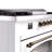 ILVE Nostalgie II Series 60 inch Dual Fuel Range with 5 Sealed Burners, Griddle, Frenchtop (Glass Door)-98196795-98196691