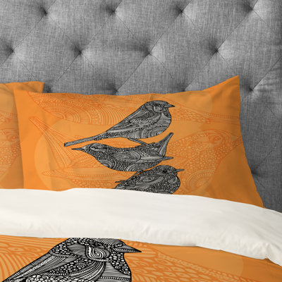 Taie d’oreiller 3 petites oiseaux