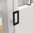 72 In. W X 76 In. H Single Sliding Frameless Shower Door/Enclosure In Matte Black Finish With Clear Glass-122790627